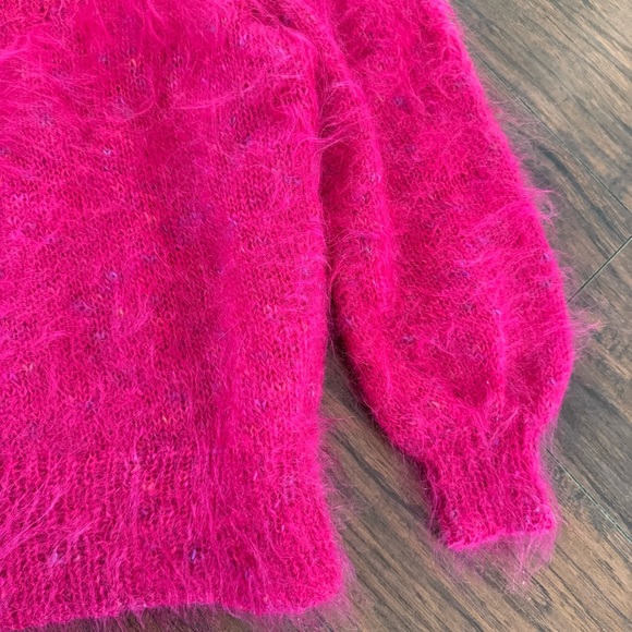 Puella Knitwear Made In England Hand Knit Vintage Puff Sleeve Sweater - Picture 2 of 7